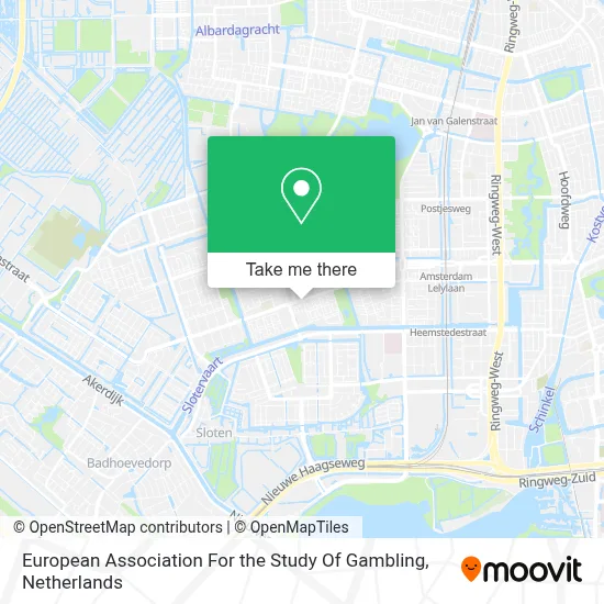 European Association For the Study Of Gambling map