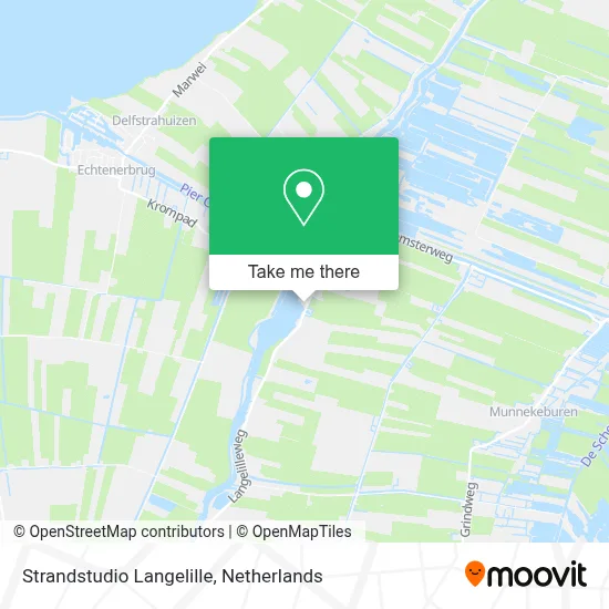 Strandstudio Langelille map