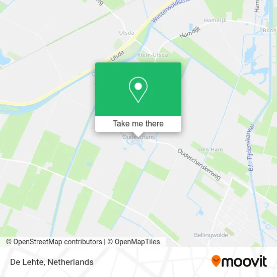 De Lehte map