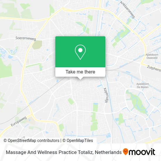 Massage And Wellness Practice Totaliz map