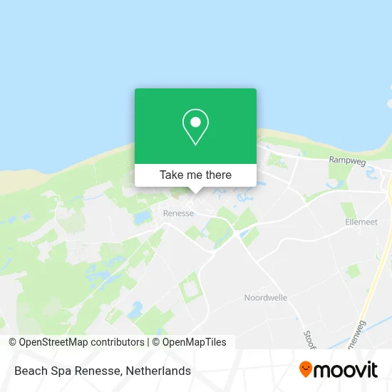 Beach Spa Renesse map