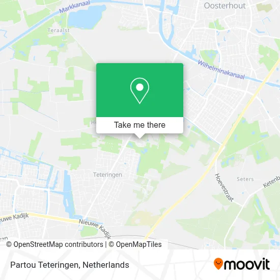 Partou Teteringen map