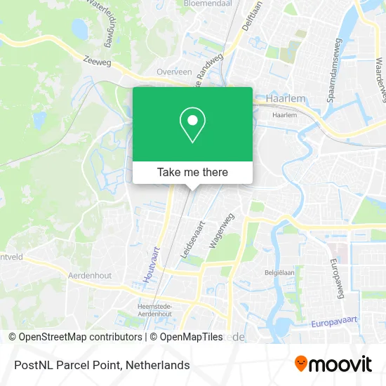 Postnl Pakketpunt map