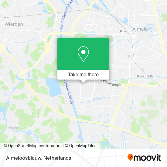 Almeloosblauw map