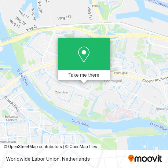 Worldwide Labor Union map