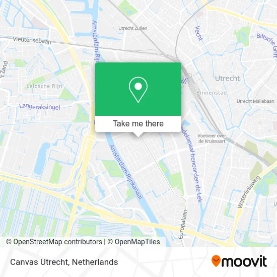 Canvas Utrecht Karte