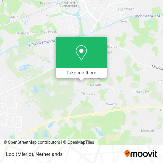 Loo (Mierlo) map