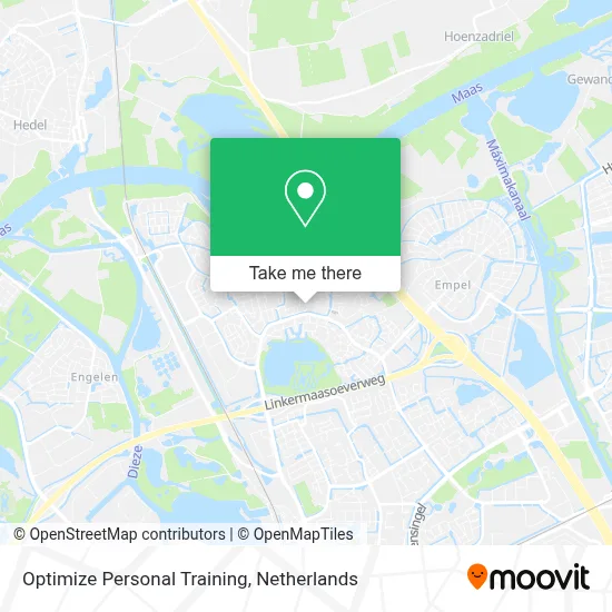Optimize Personal Training map