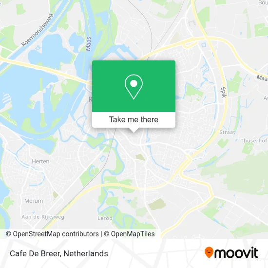 Cafe De Breer map