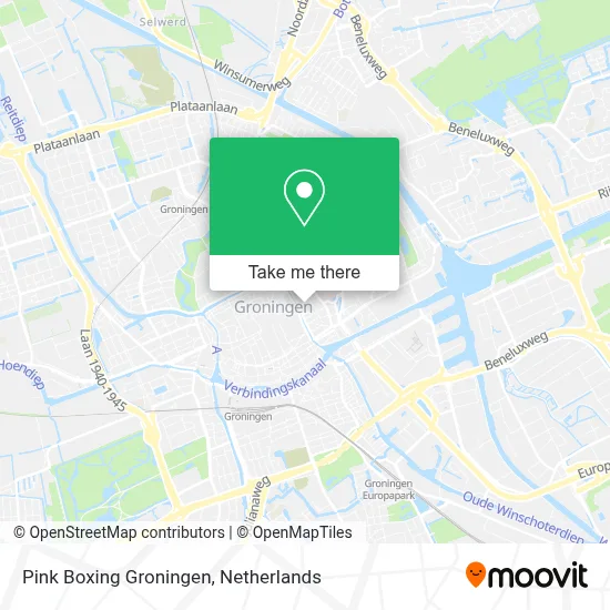 Pink Boxing Groningen map