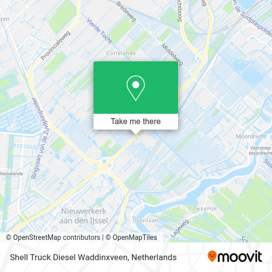 Shell Truck Diesel Waddinxveen map
