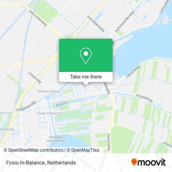 Fysio In-Balance map