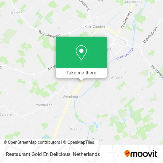 Restaurant Gold En Delicious map