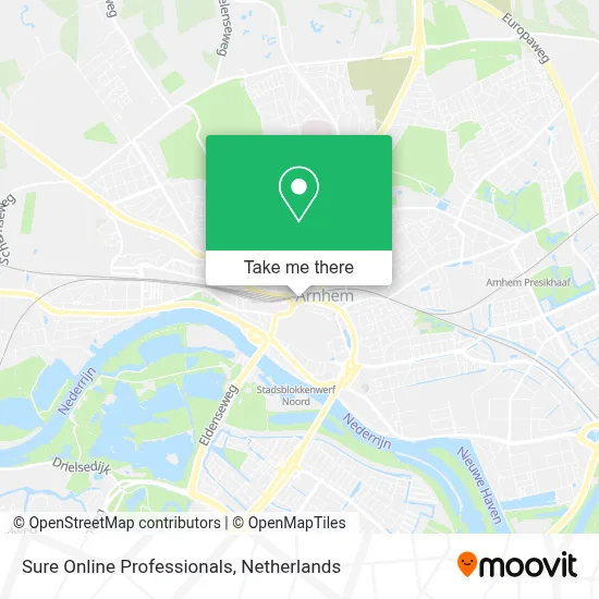 Sure Online Professionals map