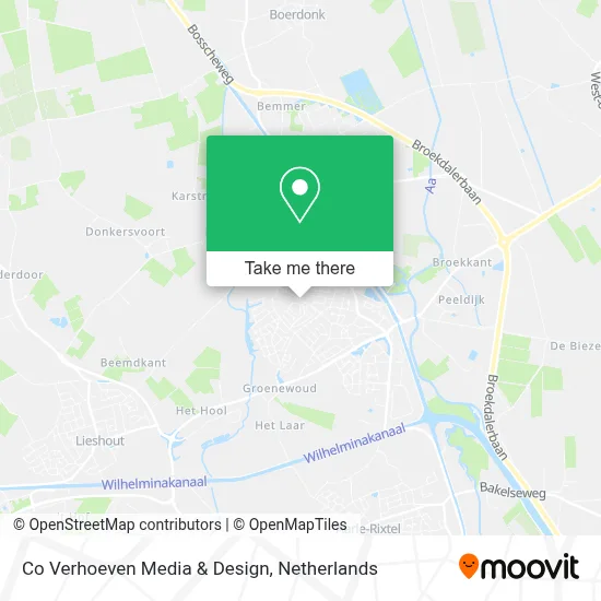 Co Verhoeven Media & Design map