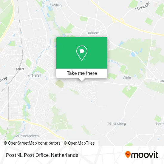 Postnl Postkantoor map