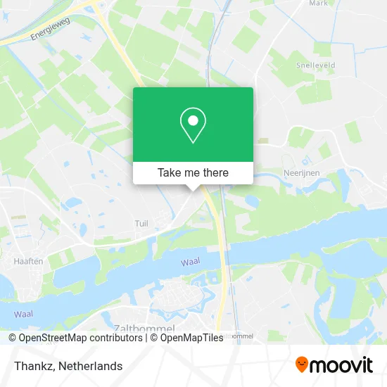 Thankz map
