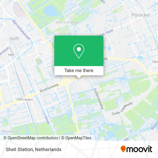 Shell Station map