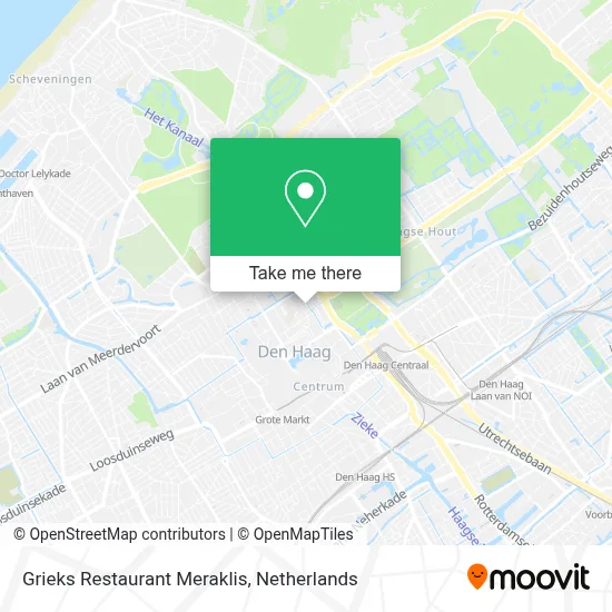 Grieks Restaurant Meraklis map