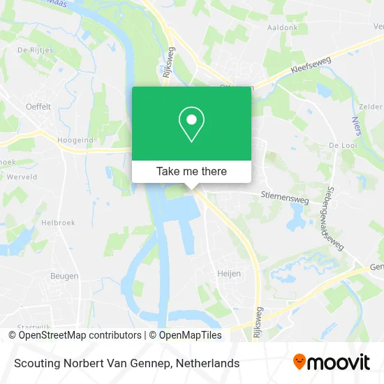 Scouting Norbert Van Gennep map