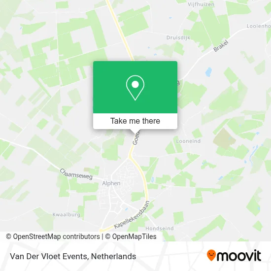 Van Der Vloet Events map