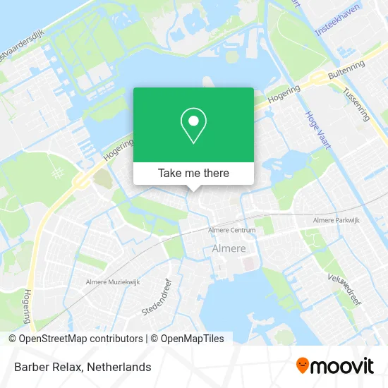 Barber Relax map