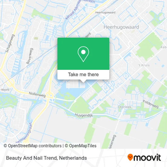 Beauty And Nail Trend map