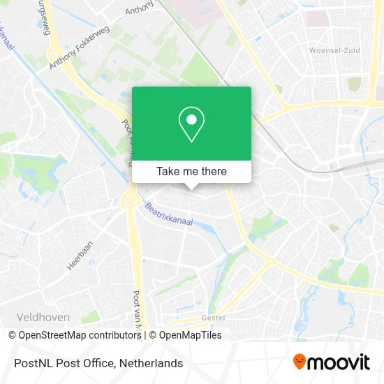 Postnl Postkantoor map