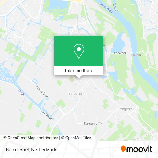 Buro Label Karte