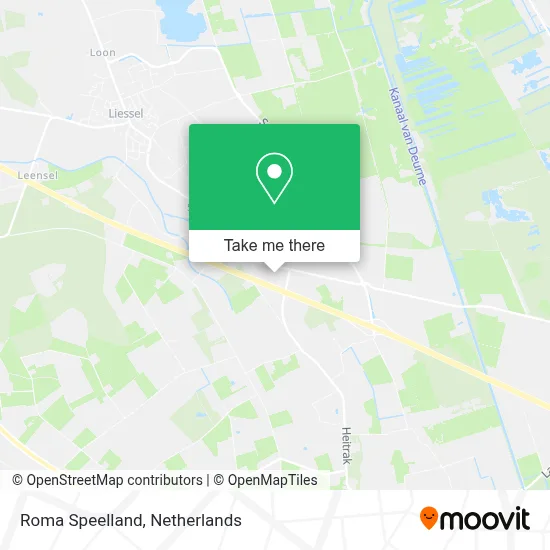 Roma Speelland map