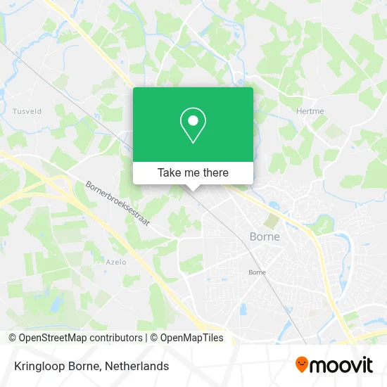 Kringloop Borne map
