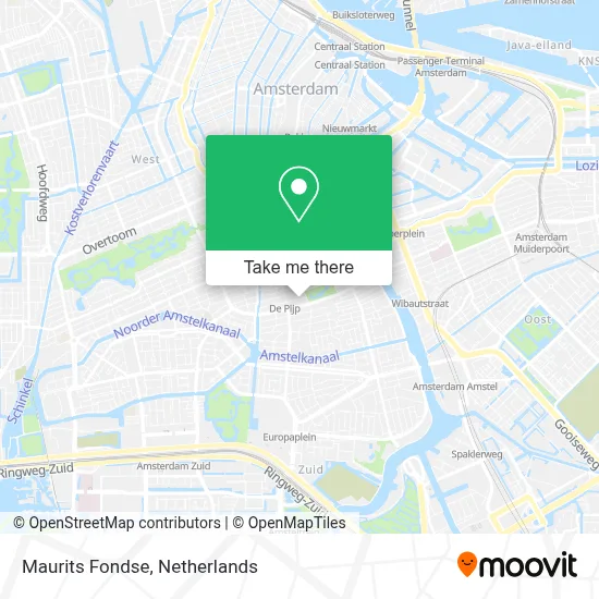 Maurits Fondse map