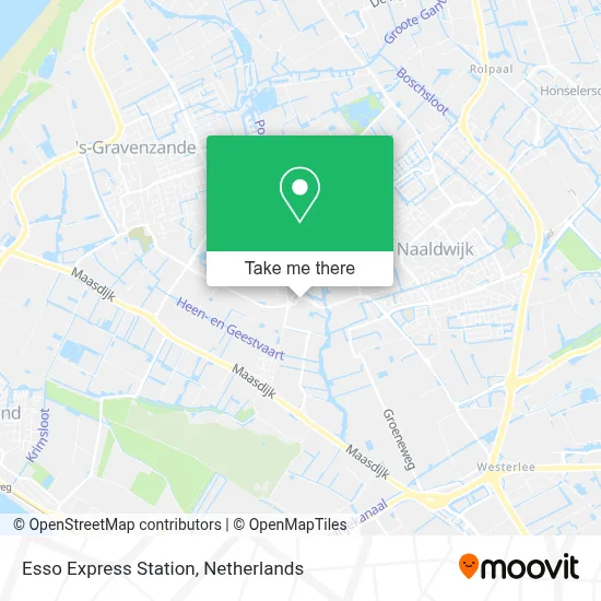 Esso Express Station map