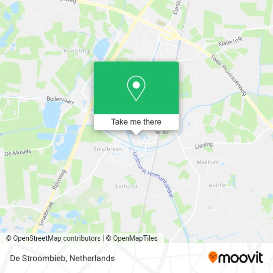 De Stroombieb map