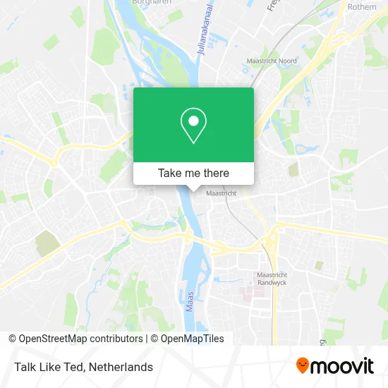 Talk Like Ted map