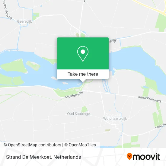 Strand De Meerkoet map