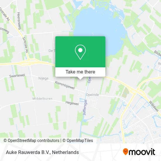 Auke Rauwerda B.V. map