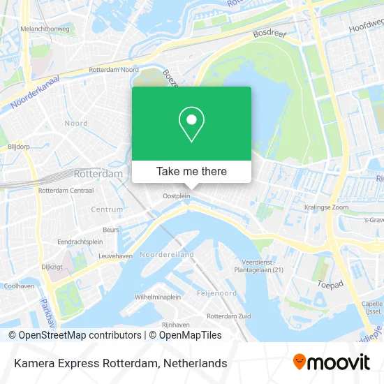 Kamera Express Rotterdam map