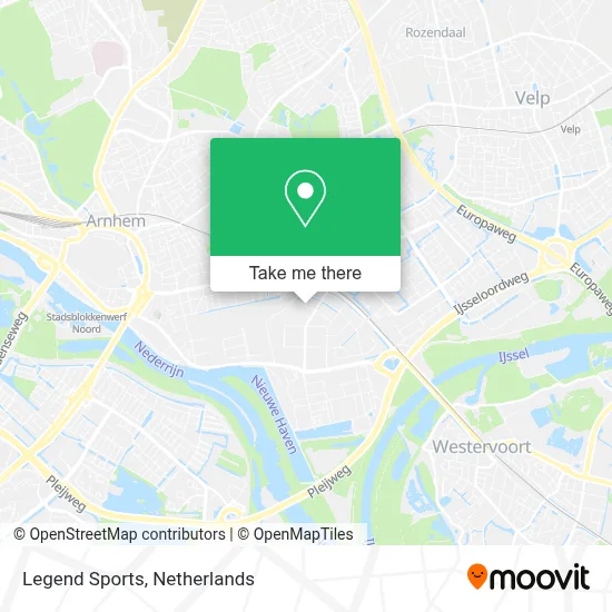 Legend Sports map