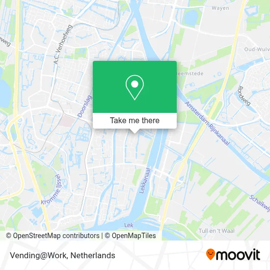 Vending@Work map