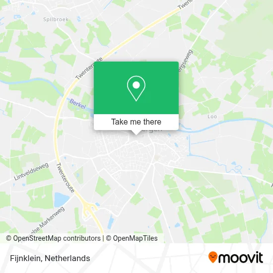 Fijnklein map