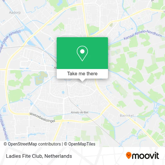 Ladies Fite Club map