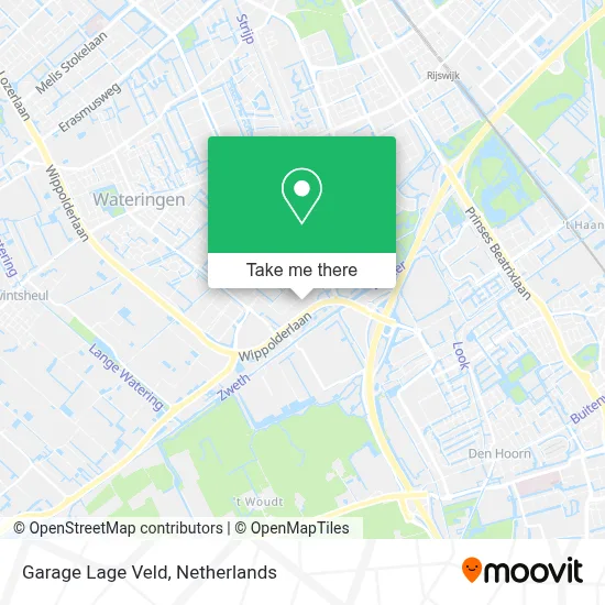 Garage Lage Veld map