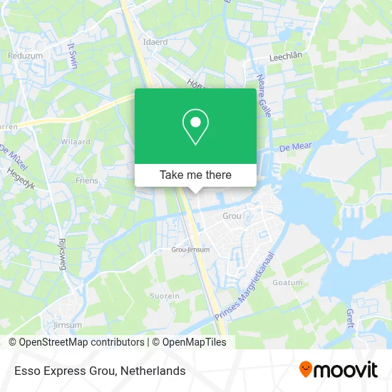 Esso Express Grou map