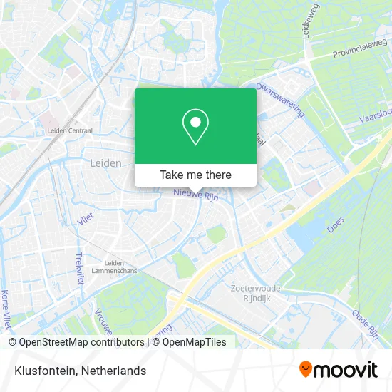Klusfontein map