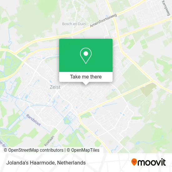 Jolanda's Haarmode map
