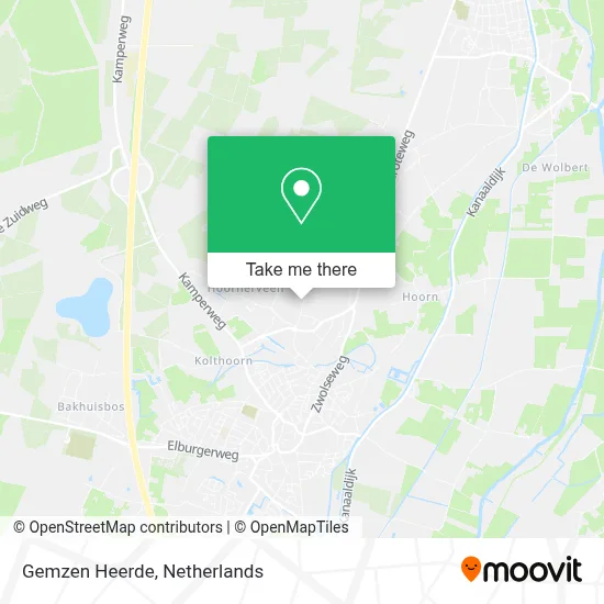 Gemzen Heerde map