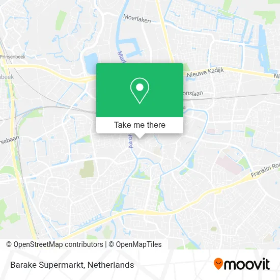Barake Supermarkt map