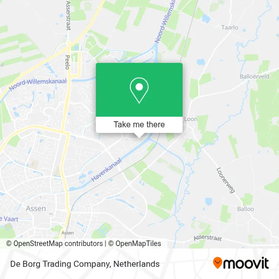 De Borg Trading Company map