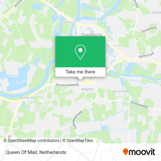 Queen Of Mail map